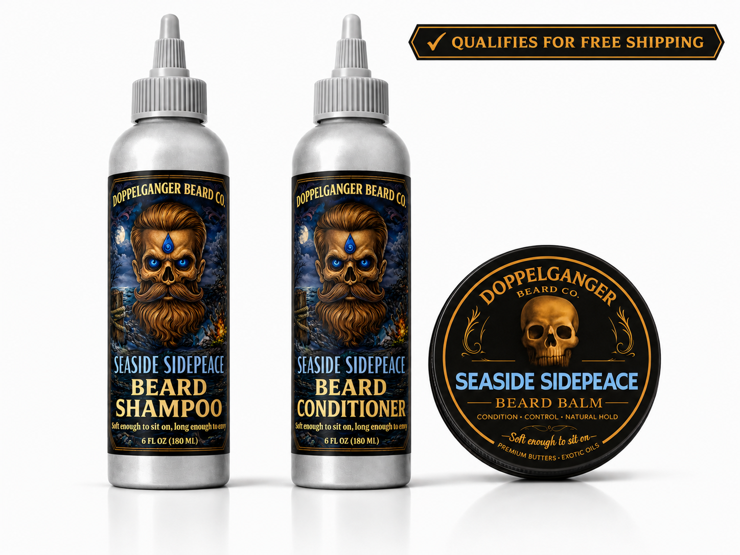 Shampoo + Conditioner + Balm Bundle